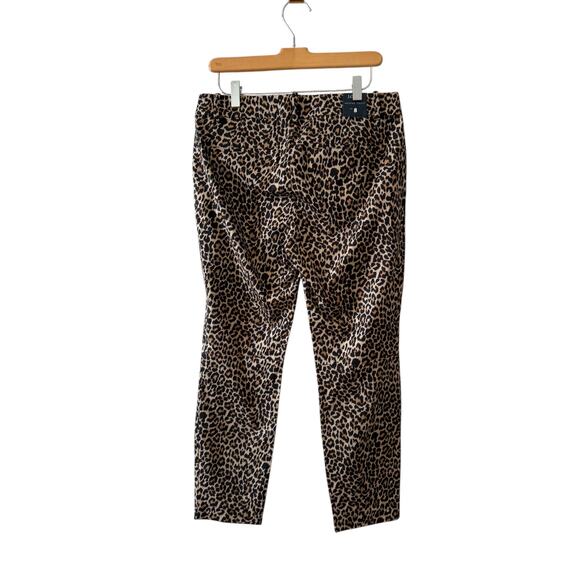 J Crew Winnie Office Ready Sprint Pants Animal Print 8 - Picture 5 of 8